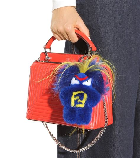 fendi purse charm|fendi monster bag charm.